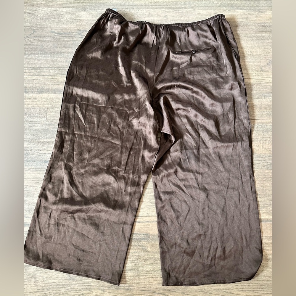 NEW Vince 100% Silk Pajama Pant-Size XXL-Brown-Retails for $375 - Picture 6 of 16